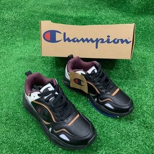 Women’s Champion Black Chunky Retro Sneakers